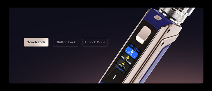 Bouton soft touch du kit legend 3 Geekvape
