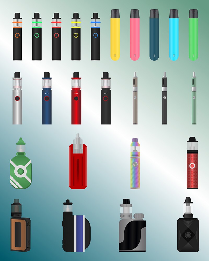 Quels sont les types de batteries pour e-cigarettes ?